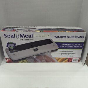 Seal-a-Meal Vacuum Food Sealer | Airtight, Freezer Safe, 4 Bags Included